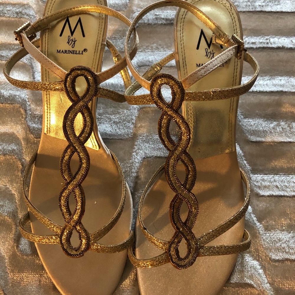 Sassy Golden Sandals